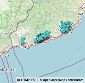 Mappa Via delle Ginestre, 18038 Sanremo IM, Italia (9.73769)
