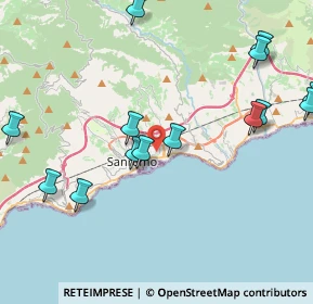 Mappa Via Asplanato Siccardi, 18038 Sanremo IM, Italia (5.67824)