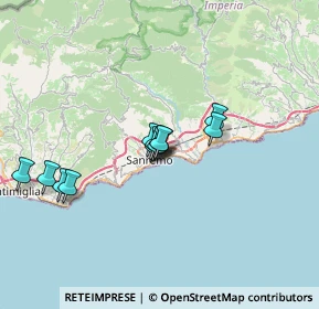 Mappa Via Johann Wolfgang Von Goethe, 18038 Sanremo IM, Italia (5.48833)