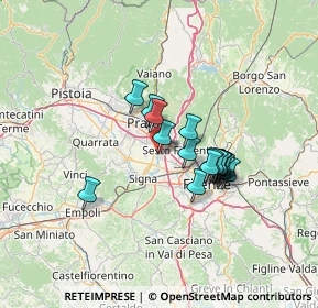 Mappa Via delle Corti, 50013 Campi Bisenzio FI, Italia (10.32941)