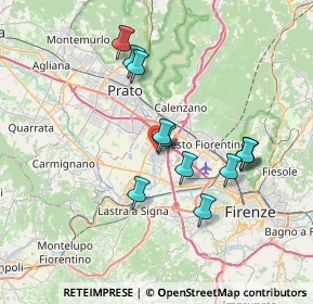 Mappa Via delle Corti, 50013 Campi Bisenzio FI, Italia (6.66333)