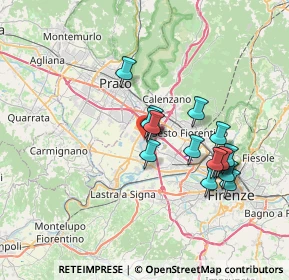 Mappa Via delle Corti, 50013 Campi Bisenzio FI, Italia (6.41333)
