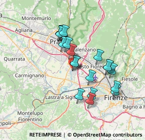 Mappa Via delle Corti, 50013 Campi Bisenzio FI, Italia (6.341)