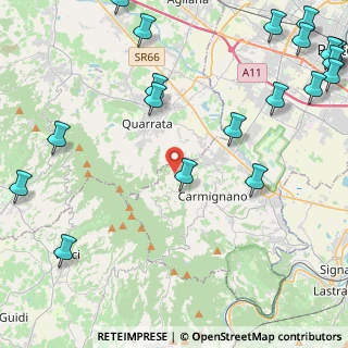 Mappa Via Capezzana, 59015 Carmignano PO, Italia (6.8735)