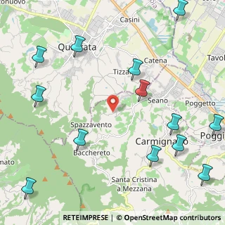 Mappa Via Capezzana, 59015 Carmignano PO, Italia (3.04692)