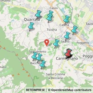 Mappa Via Capezzana, 59015 Carmignano PO, Italia (2.204)