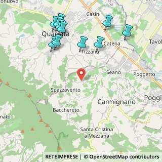 Mappa Via Capezzana, 59015 Carmignano PO, Italia (2.60273)