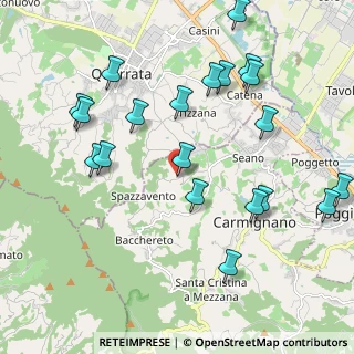 Mappa Via Capezzana, 59015 Carmignano PO, Italia (2.3755)