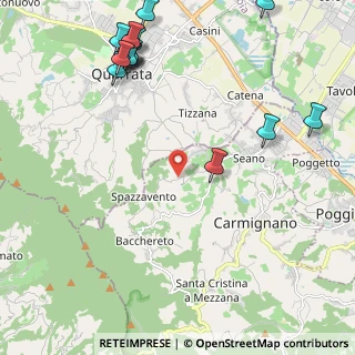 Mappa Via Capezzana, 59015 Carmignano PO, Italia (2.98933)