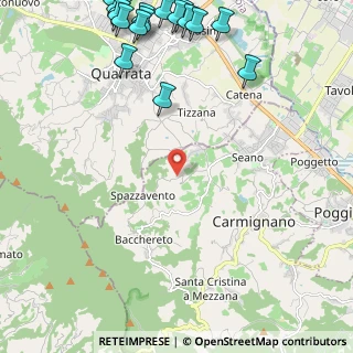 Mappa Via Capezzana, 59015 Carmignano PO, Italia (3.46118)