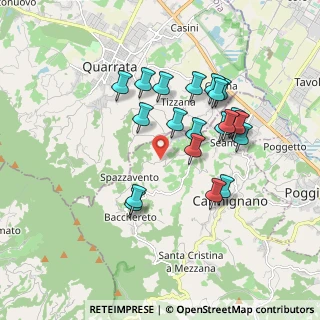 Mappa Via Capezzana, 59015 Carmignano PO, Italia (1.6895)