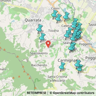 Mappa Via Capezzana, 59015 Carmignano PO, Italia (2.4635)