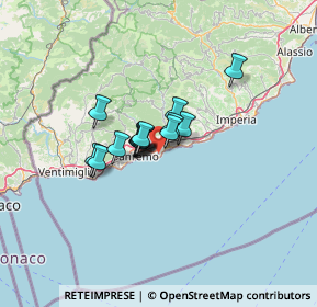 Mappa Via Quinto Mansuino, 18038 Sanremo IM, Italia (7.472)