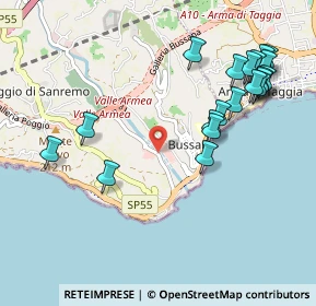 Mappa Via Quinto Mansuino, 18038 Sanremo IM, Italia (1.178)