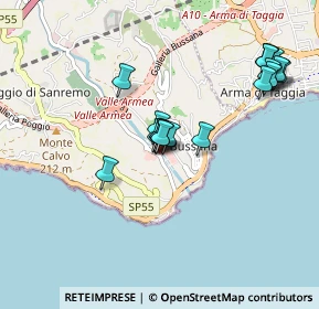 Mappa Via Quinto Mansuino, 18038 Sanremo IM, Italia (0.913)