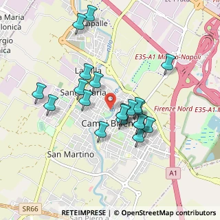 Mappa Via S. Lavagnini, 50013 Campi Bisenzio FI, Italia (0.825)