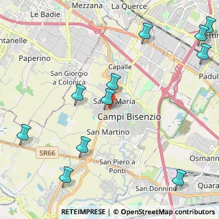 Mappa Via Ciro Menotti, 50013 Campi Bisenzio FI, Italia (2.94818)