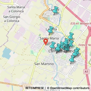 Mappa Via Ciro Menotti, 50013 Campi Bisenzio FI, Italia (1.01533)