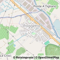 Mapa Poggio a Caiano