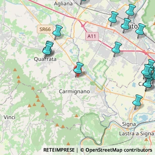 Mappa Via M.Sironi, 59015 Seano PO, Italia (6.675)