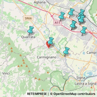 Mappa Via M.Sironi, 59015 Seano PO, Italia (5.5325)
