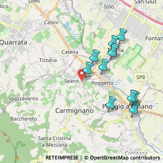 Mappa Via M.Sironi, 59015 Seano PO, Italia (2.08455)