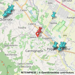 Mappa Via M.Sironi, 59015 Seano PO, Italia (3.37313)