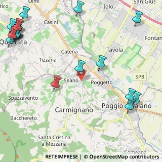 Mappa Via M.Sironi, 59015 Seano PO, Italia (3.56421)