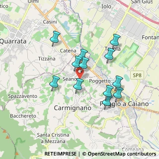 Mappa Via M.Sironi, 59015 Seano PO, Italia (1.60583)