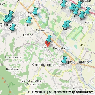 Mappa Via M.Sironi, 59015 Seano PO, Italia (3.534)