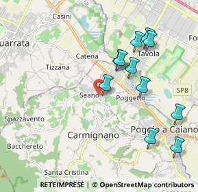 Mappa Via Sironi, 59015 Carmignano PO, Italia (2.09545)