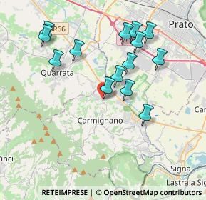 Mappa Via Sironi, 59015 Carmignano PO, Italia (3.82)