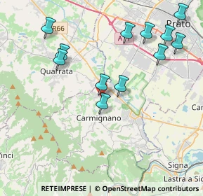 Mappa Via Sironi, 59015 Carmignano PO, Italia (4.49083)