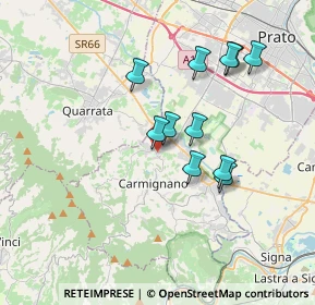 Mappa Via Sironi, 59015 Carmignano PO, Italia (3.25636)