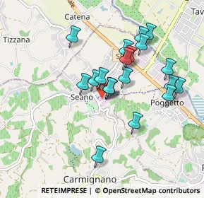 Mappa Via Sironi, 59015 Carmignano PO, Italia (0.8045)