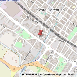 Mappa Via dei Sassetti, 1, 50123 Sesto Fiorentino, Firenze (Toscana)
