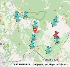 Mappa Via Don Giovanni Minzoni, 50068 Rufina FI, Italia (4.24917)