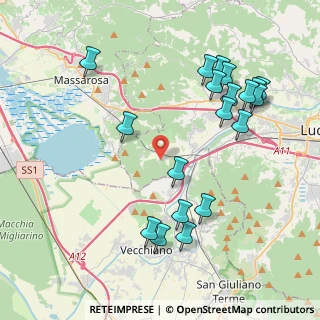 Mappa Via Spazzavento, 55100 Vecchiano PI, Italia (4.61789)