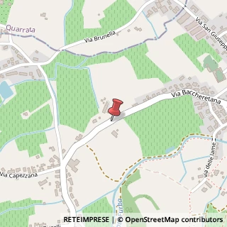 Mappa Via Baccheretana, 425, 59015 Carmignano, Prato (Toscana)