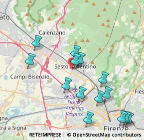 Mappa Via Cino da Pistoia, 50019 Sesto Fiorentino FI, Italia (4.53143)