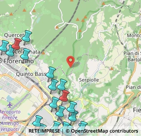 Mappa Via di Malafrasca, 50019 Sesto Fiorentino FI, Italia (3.2045)