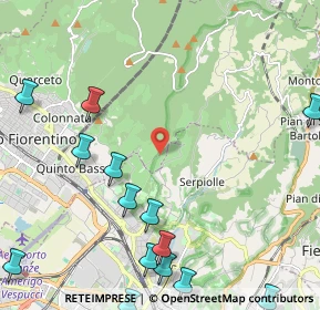 Mappa Via di Malafrasca, 50019 Sesto Fiorentino FI, Italia (3.12143)