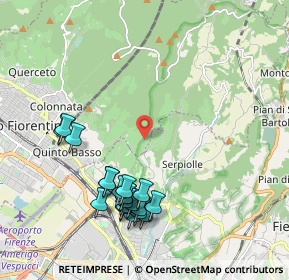 Mappa Via di Malafrasca, 50019 Sesto Fiorentino FI, Italia (2.2345)