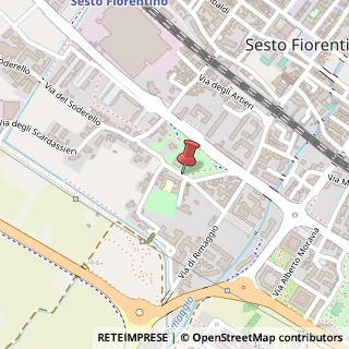 Mappa Via Scardassieri, 47, 50019 Sesto Fiorentino, Firenze (Toscana)