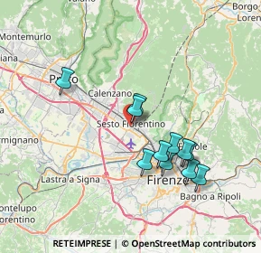 Mappa Via Giovanni Boccaccio, 50019 Sesto Fiorentino FI, Italia (6.71)