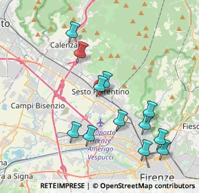 Mappa Via Giovanni Boccaccio, 50019 Sesto Fiorentino FI, Italia (4.0725)