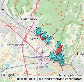 Mappa Via Giovanni Boccaccio, 50019 Sesto Fiorentino FI, Italia (3.3425)
