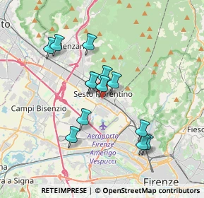 Mappa Via Giovanni Boccaccio, 50019 Sesto Fiorentino FI, Italia (3.14)