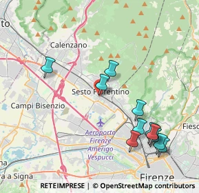 Mappa Via Giovanni Boccaccio, 50019 Sesto Fiorentino FI, Italia (4.49273)
