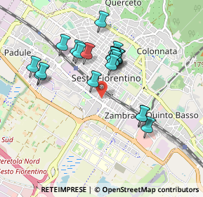 Mappa 50016 Sesto Fiorentino FI, Italia (0.8445)